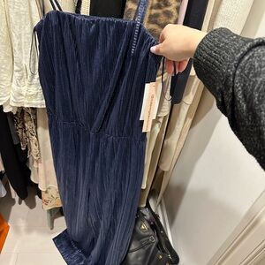 NWTs Aqua metallic jumpsuit romper